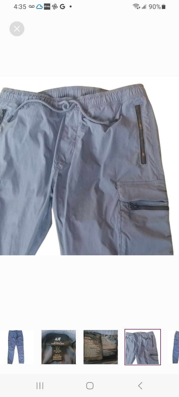 H&M H&M Skinny-Fit Track-Pants Size US 33 - 5 Thumbnail