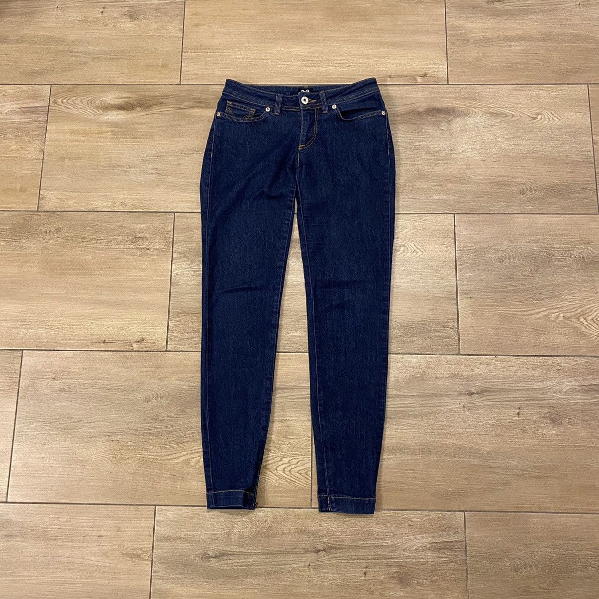 Dolce & Gabbana × Vintage Vintage Dolce & Gabbana D&G Blue Denim Jeans Pants Size 25" / US 0 / IT 36 - 2 Thumbnail