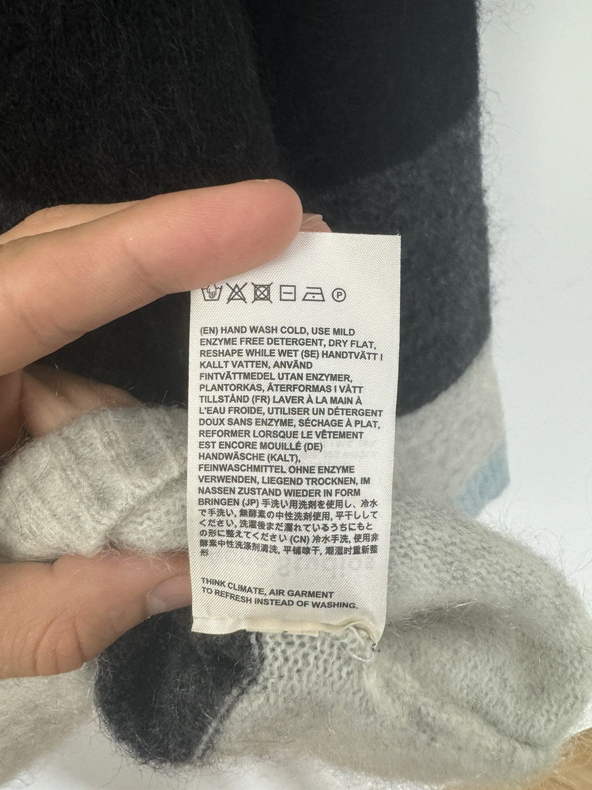 Acne Studios Acne Studios Albah Mohair Oversize Luxury Sweater Striped Size US M / EU 48-50 / 2 - 6 Thumbnail
