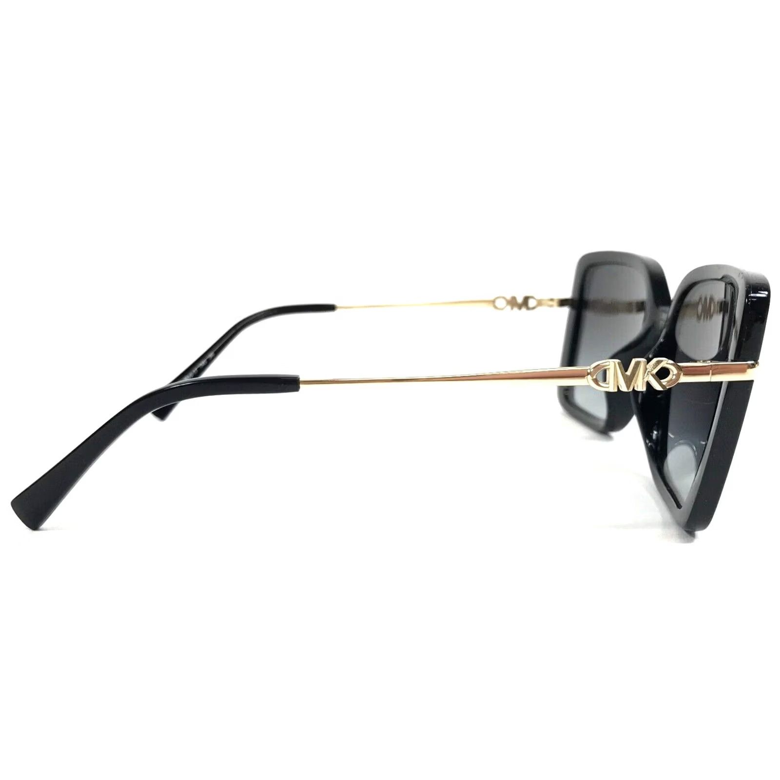 Michael Kors Sunglasses MK2174U Castellina 30058G Black Gold Grey Gradient Lens Michael Kors MK2174U CASTELLINA 33338G 55 Sunglasses  main image 4