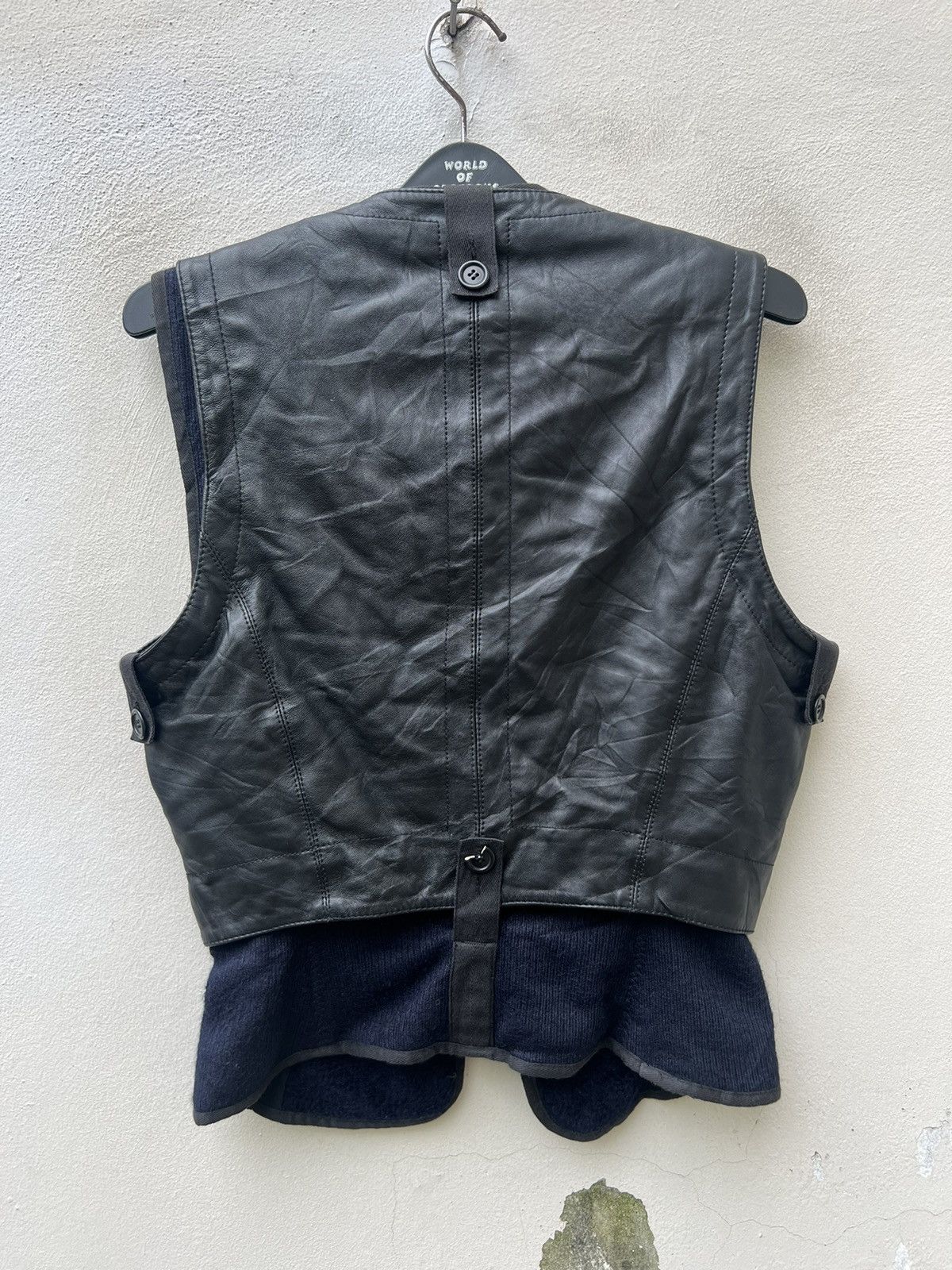 トップス 90s Dirk Bikkembergs Leather Vest トップス 90s Dirk Bikkembergs Leather Vest Vintage 90s Dirk