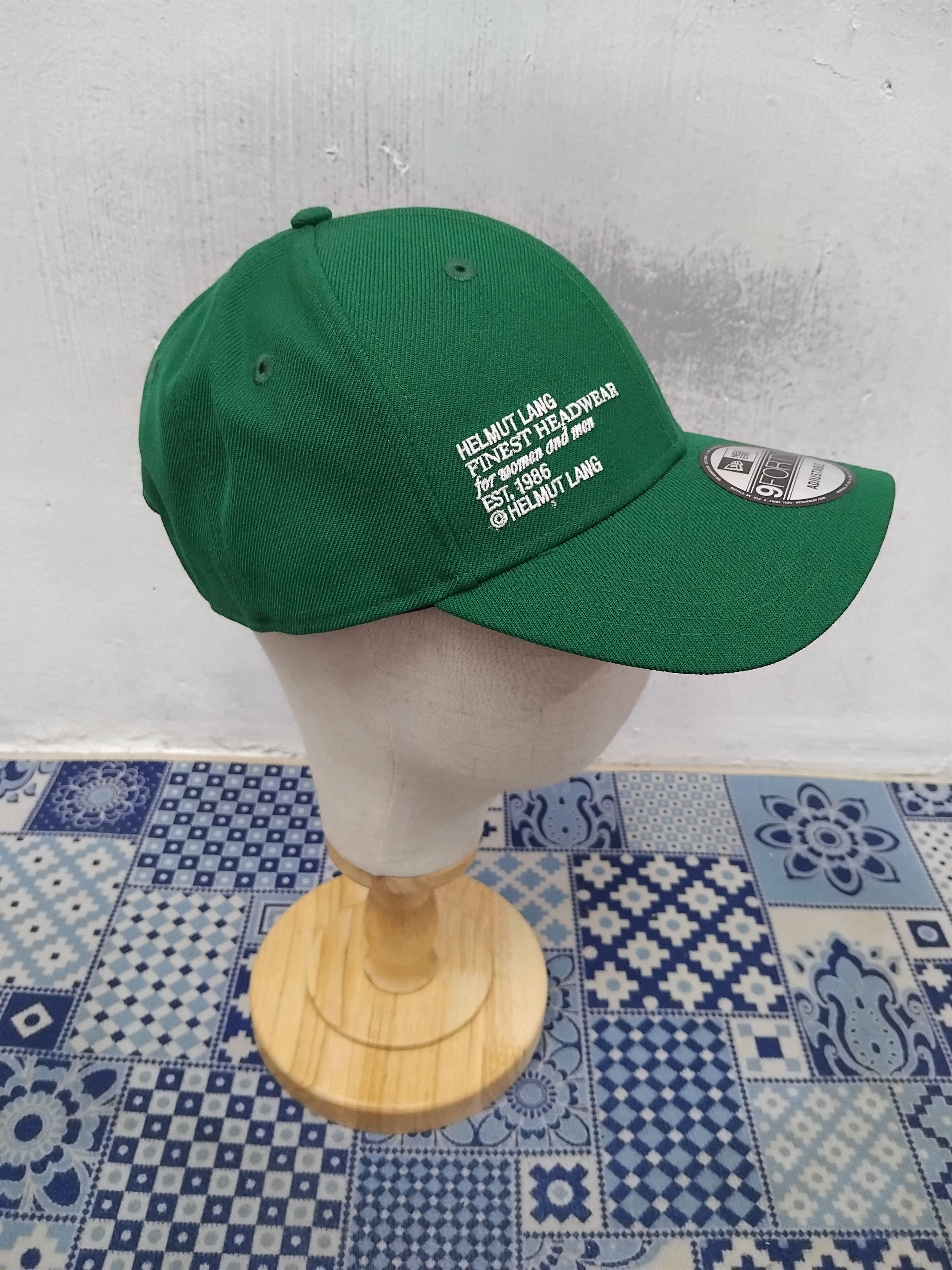 Helmut lang x New Era green colour Cap