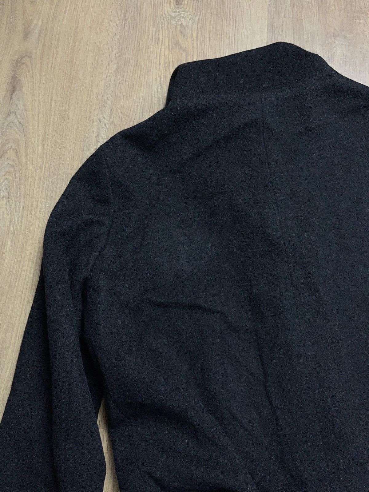 Designer × Uniqlo ➕wool & cashmere Uniqlo button up black coat avant garde Size XS / US 0-2 / IT 36-38 - 4 Thumbnail
