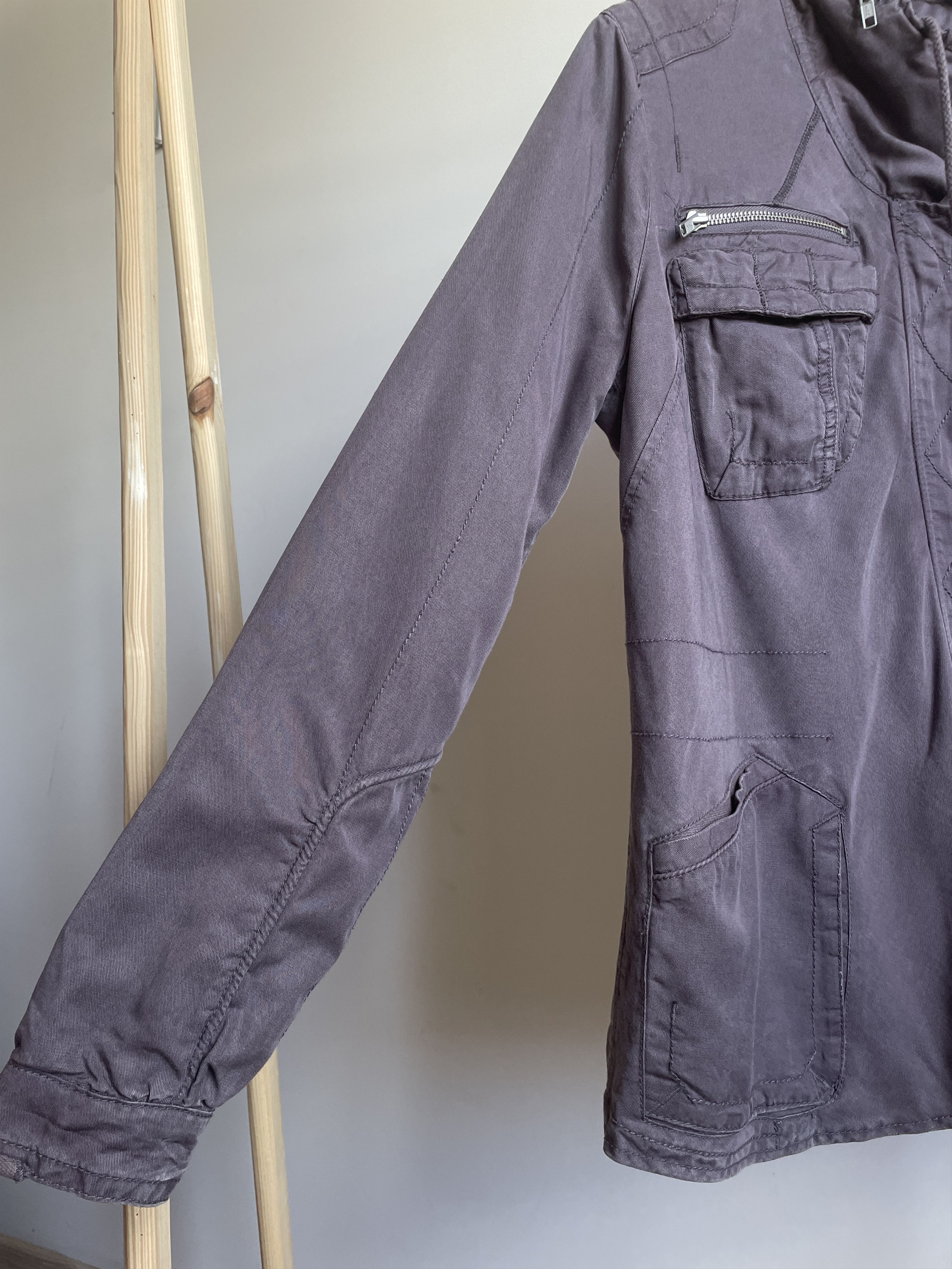 Zadig & Voltaire Zadig & Voltaire Womens Lyocell Military Jacket Size L Size L / US 10 / IT 46 - 11 Thumbnail