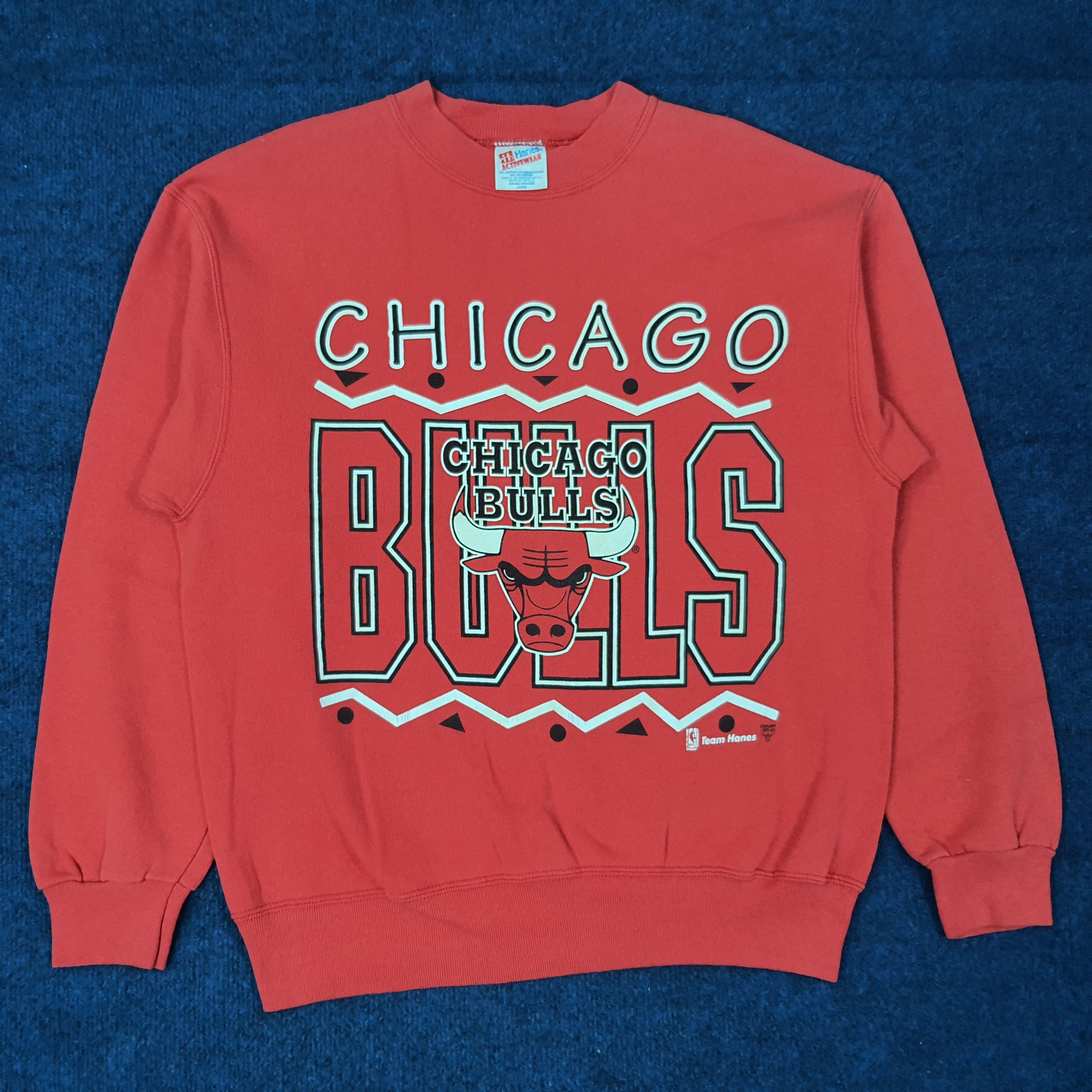 Hanes Vintage NBA Chicago Bulls Basket Ball Sweatshirt C260N17 Size US M / EU 48-50 / 2 - 1 Thumbnail