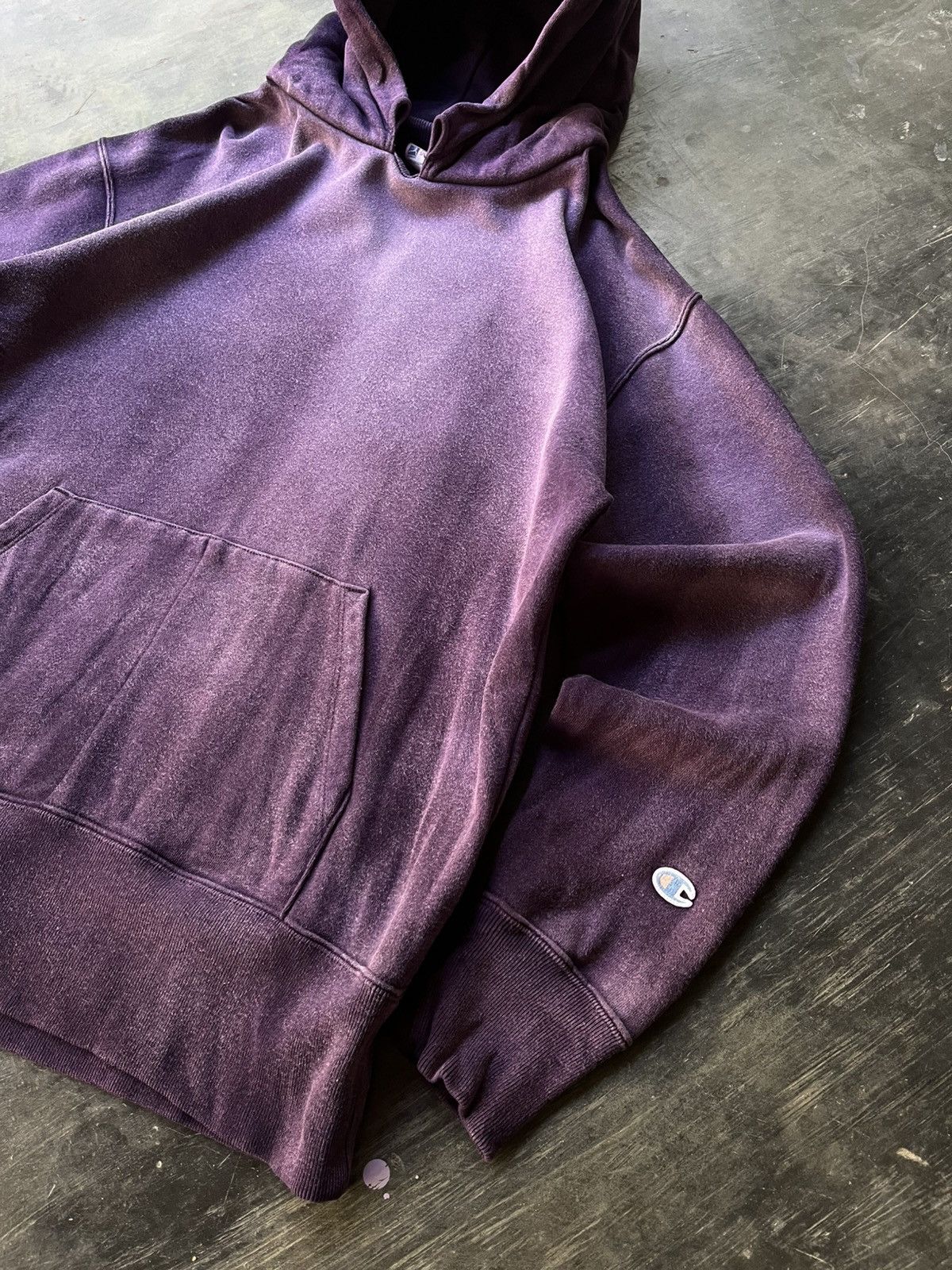 Champion 💀Vintage Champion Sun Faded Hoodie 💀 Size US M / EU 48-50 / 2 - 3 Thumbnail