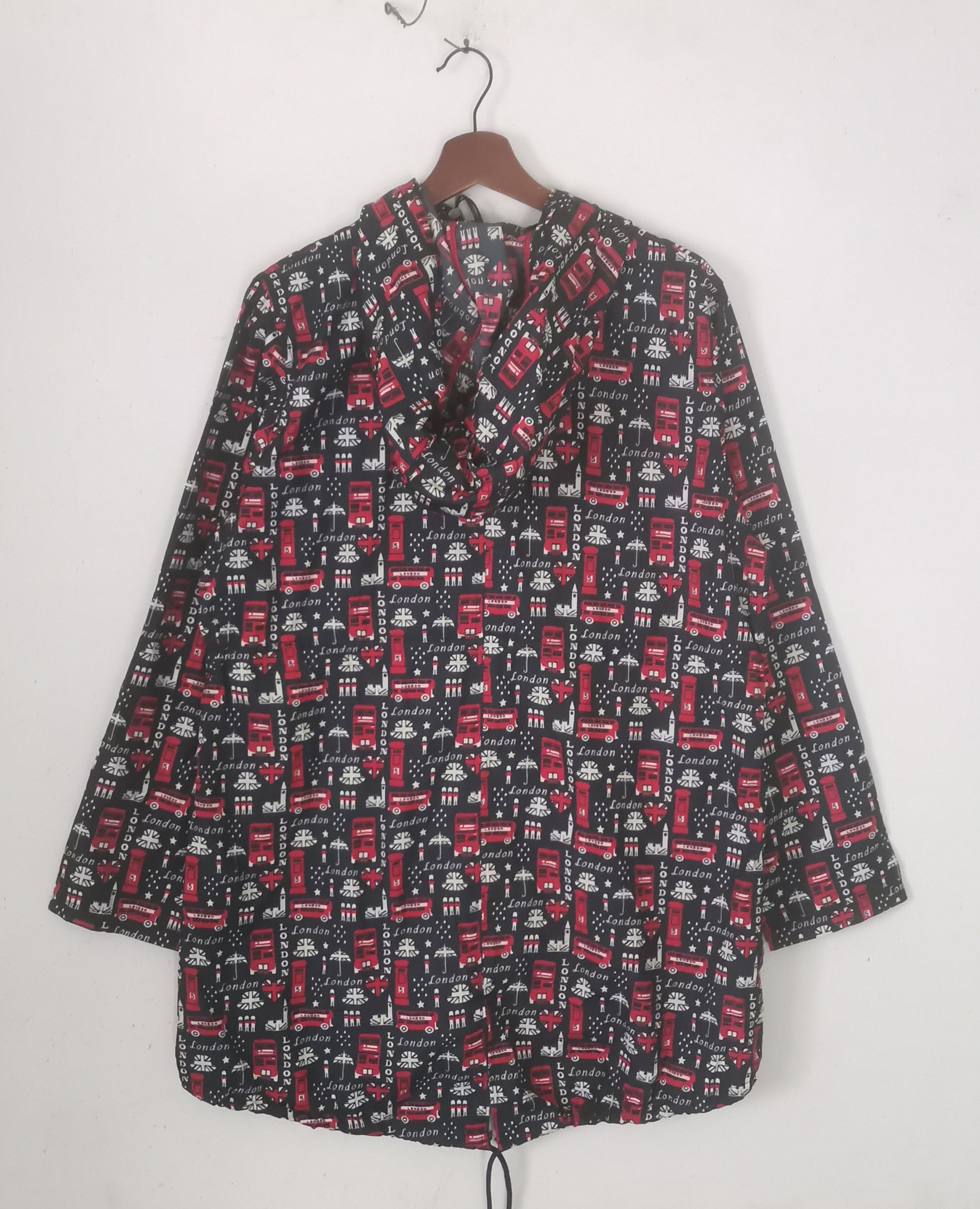 Designer × Vintage Rare Parka in a pocket parkas full print over Size US M / EU 48-50 / 2 - 5 Thumbnail