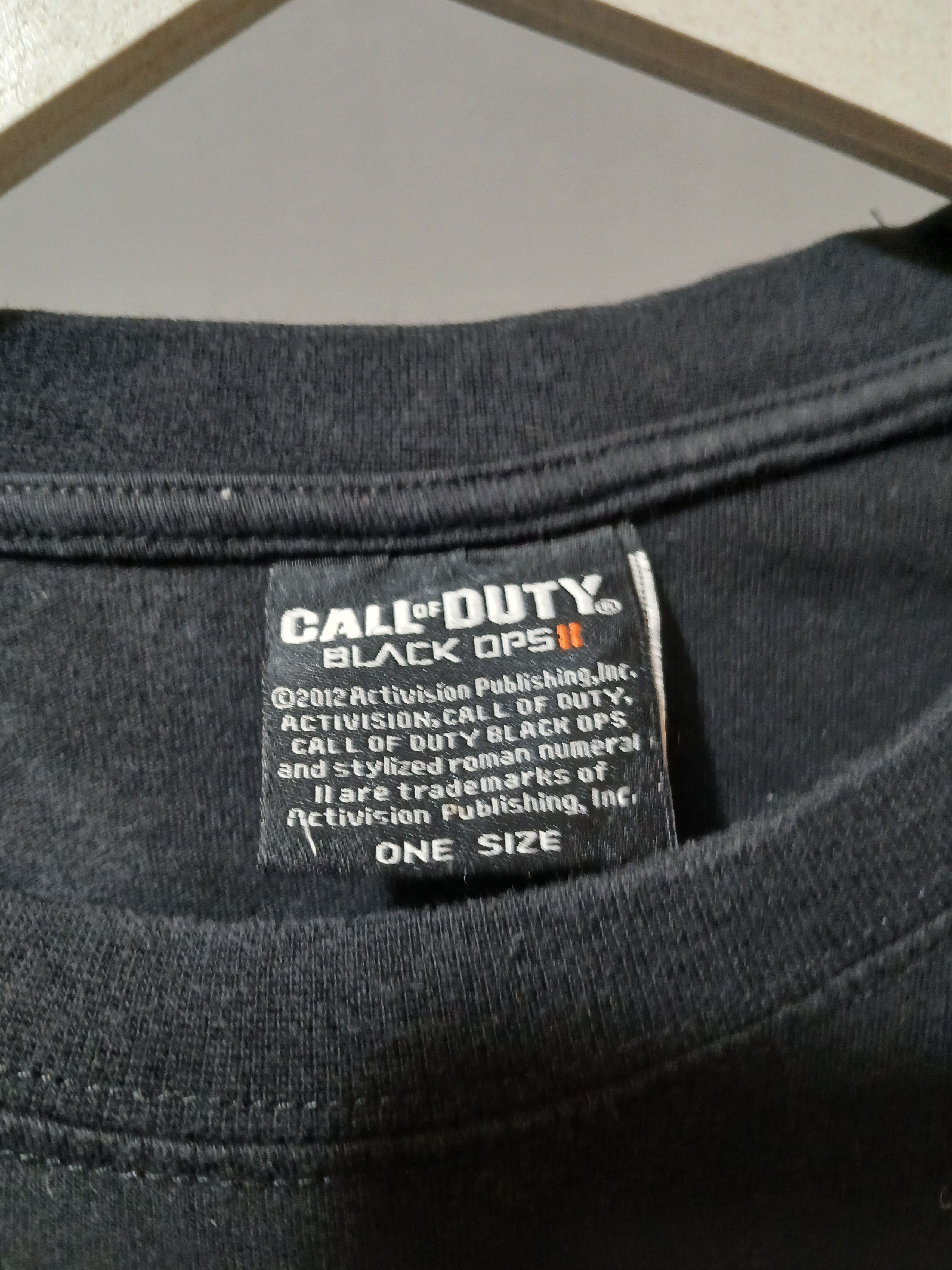 Vintage Call Of Duty BLACK OPS 2 2012 T-shirt Size US M / EU 48-50 / 2 - 3 Thumbnail
