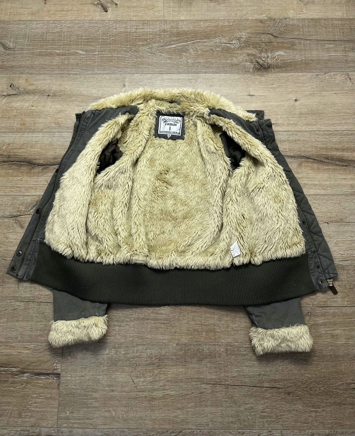 If Six Was Nine If Six Was Nine Style Fur Lined Cropped Jacket 90s Size US S / EU 44-46 / 1 - 2 Thumbnail