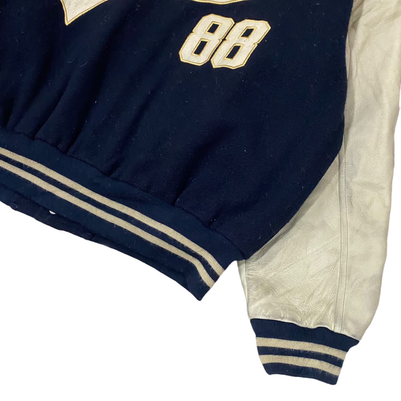 Tommy Hilfiger Vintage Tommy Hilfiger Wool Leather Varsity Jacket Size US L / EU 52-54 / 3 - 12 Thumbnail