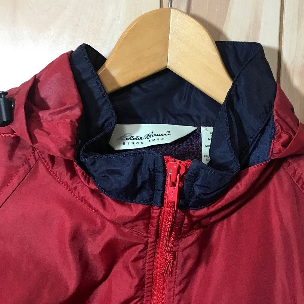 Eddie Bauer Eddie Bauer Sac Jac Red Retro Vintage 90s Hooded Jacket S Size US S / EU 44-46 / 1 - 10 Thumbnail