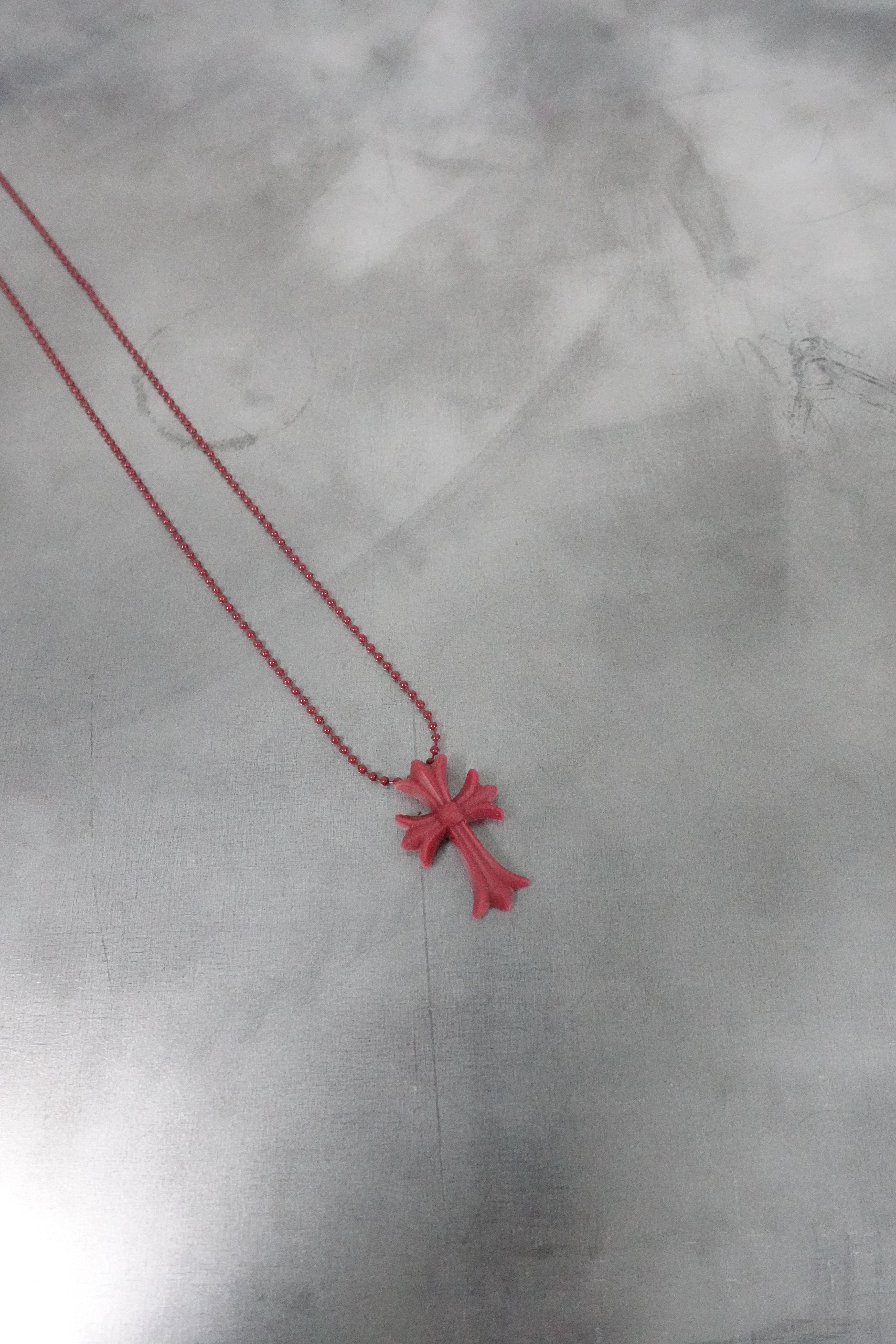 Chrome Hearts CHROME HEARTS SILICHROME NECKLACE RED Size ONE SIZE - 2 Thumbnail