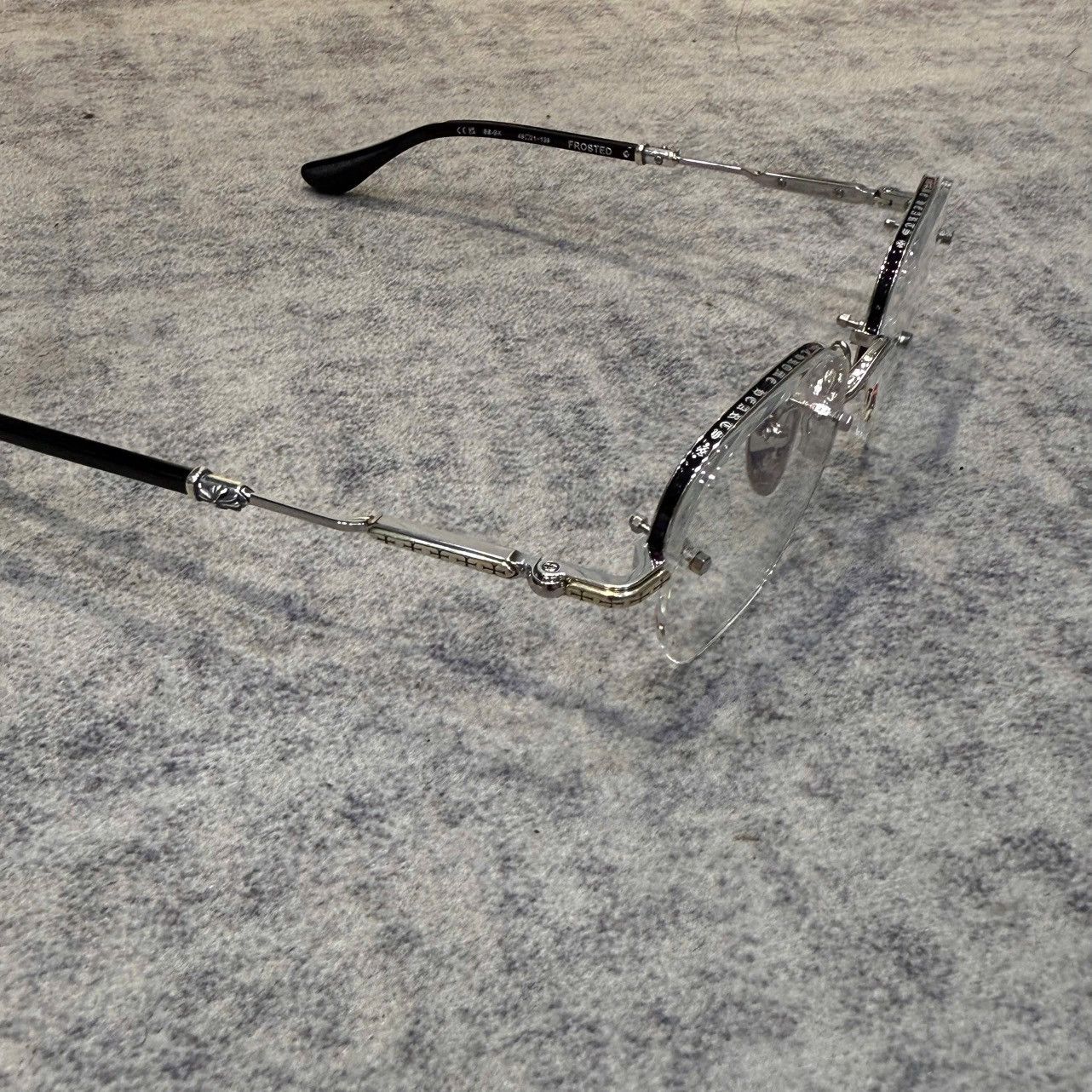 Chrome Hearts CHROME HEARTS FROSTED Brushed Silver/Black Size ONE SIZE - 3 Thumbnail