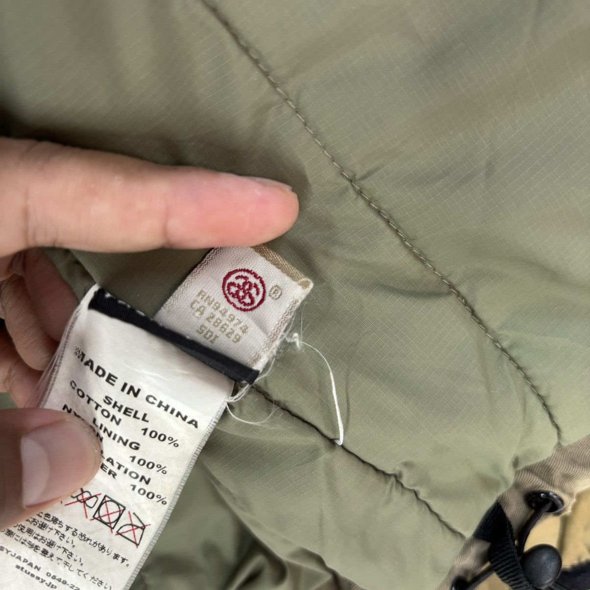 Stussy × Vintage Distressed Stussy Outer Gear Light Zipper Jacket Size US S / EU 44-46 / 1 - 16 Thumbnail