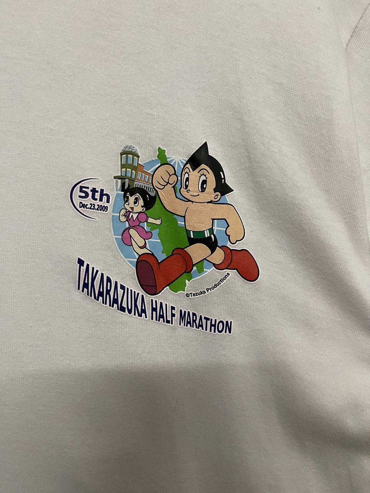 Japanese Brand Vintage Astro Boy Half Marathon T-shirt White Size US L / EU 52-54 / 3 - 2 Thumbnail