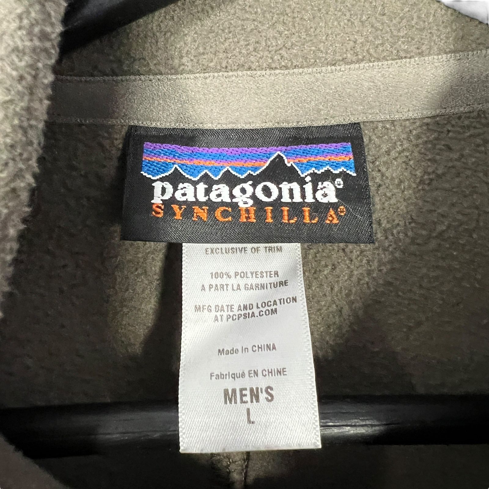 Patagonia Patagonia Synchilla Full Zip Collared Fleece Jacket Size US L / EU 52-54 / 3 - 7 Thumbnail