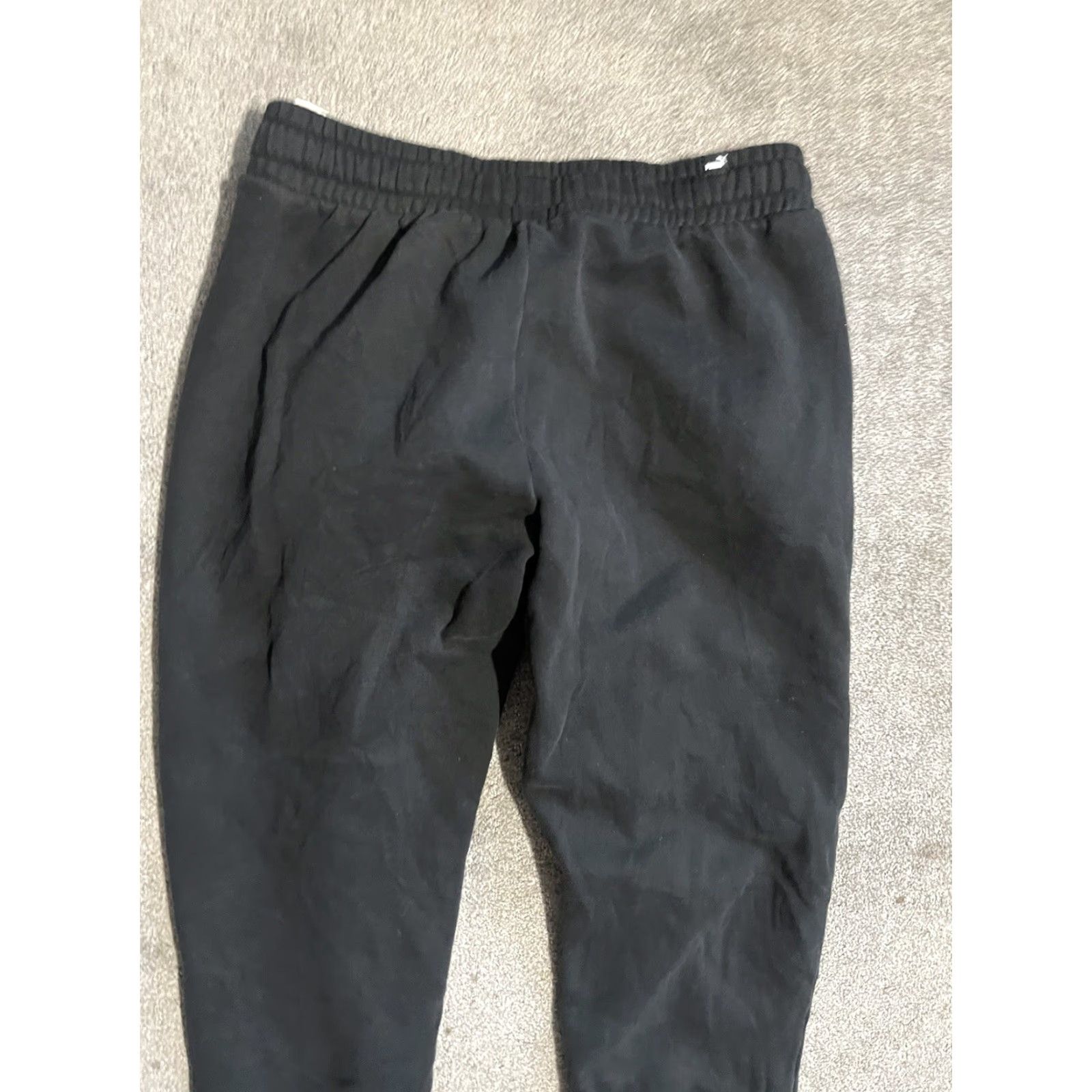 Puma PUMA Men's Black Cargo Jogger Sweatpants - M | 2 Pockets | Logo | Athletic Fit | Regular Inseam 29 in Size US 31 - 4 Thumbnail