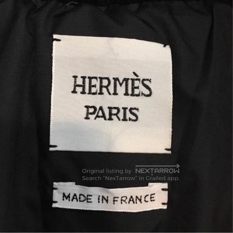 Hermes Hermes Street Stitching Black Down Jacket Size XXS / US 00 / IT 34 - 9 Thumbnail