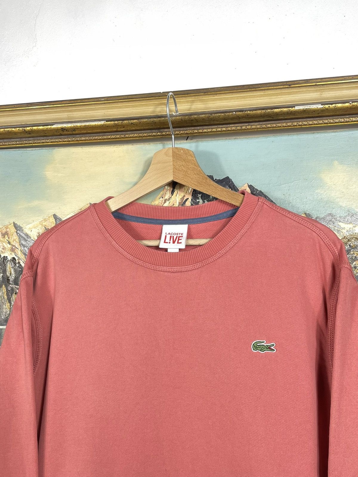 Lacoste × Vintage Lacoste Small Logo Sweatshirt Crewneck Sweater Streetwear Size US XL / EU 56 / 4 - 5 Thumbnail