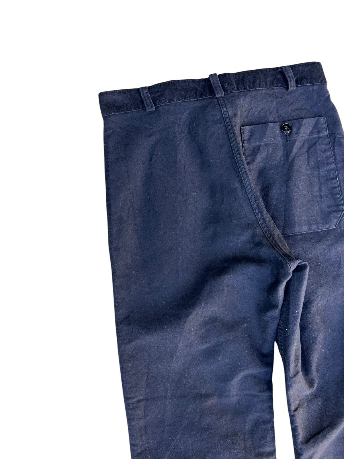 Danton × Vintage Vintage Danton France Moleskin Cotton Wide Leg Work Pant Size US 31 - 14 Thumbnail