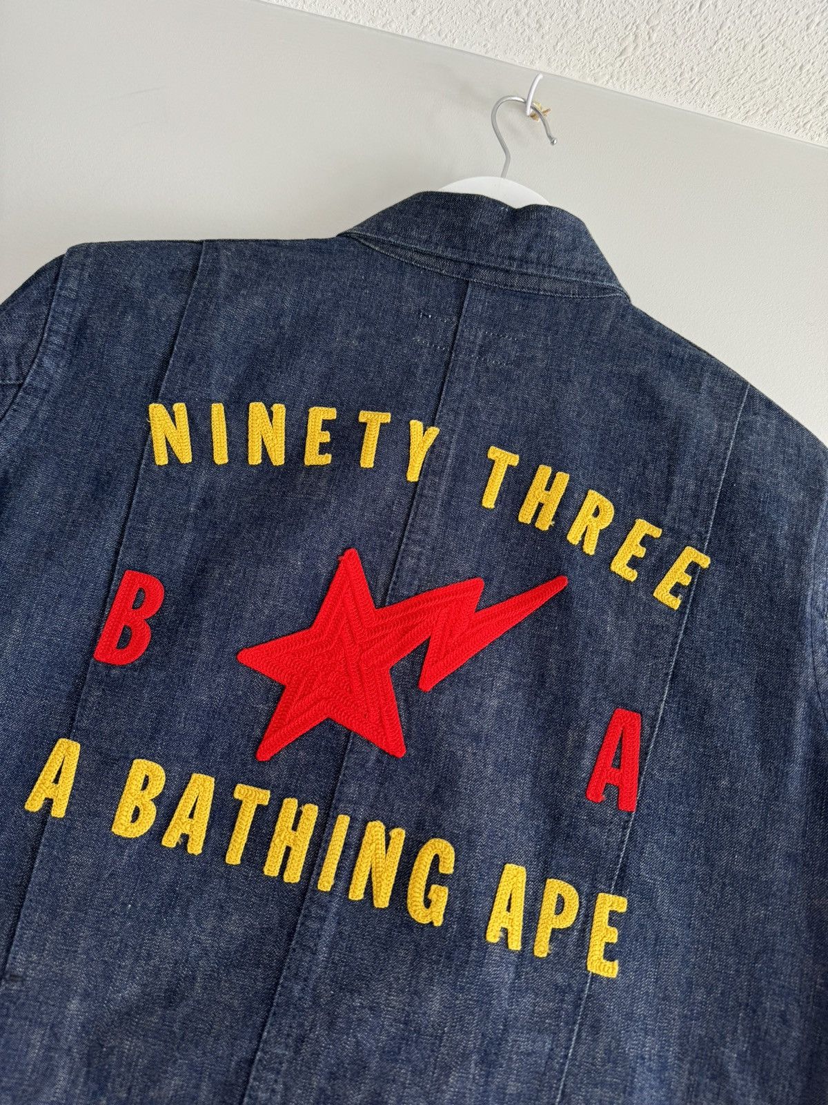 Nigo Bape Sta Denim Coveralls Jumpsuit Size US 30 / EU 46 - 3 Thumbnail