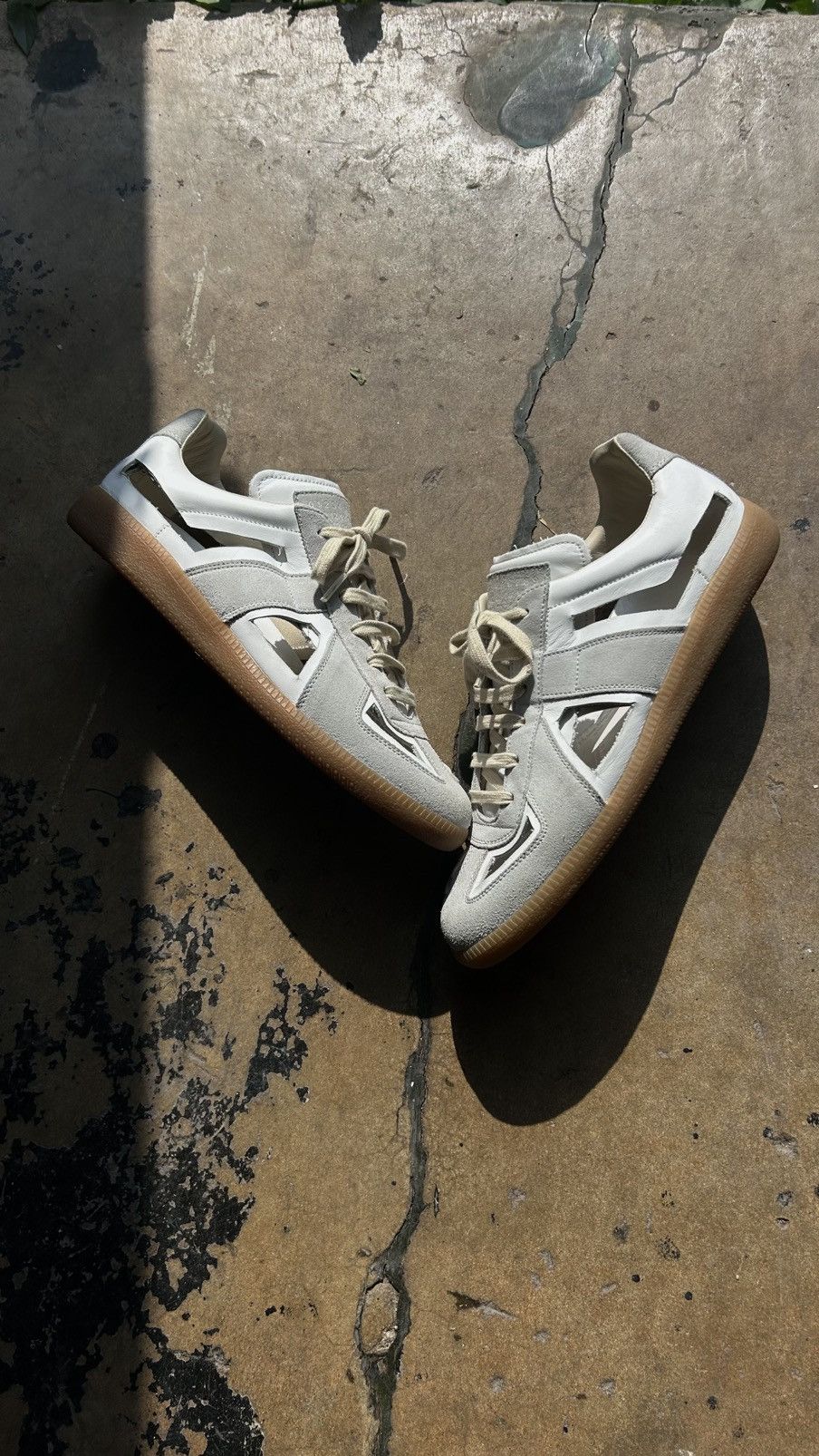 Maison Margiela Cut Out Sneakers | Grailed