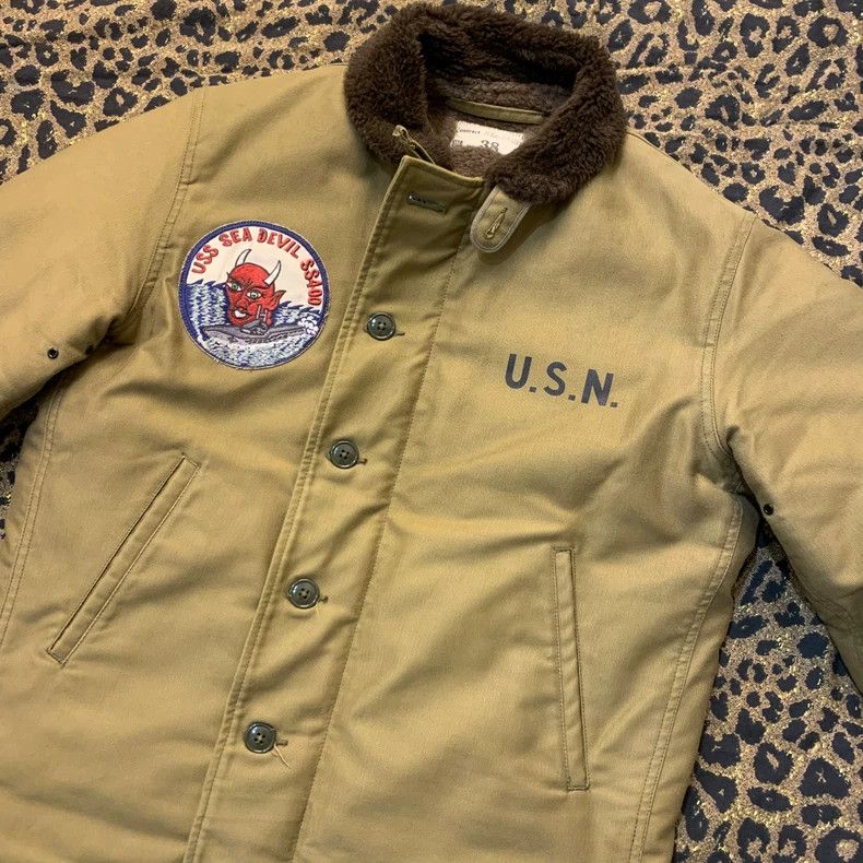 The Real McCoy's The Real McCoys Size38 n-1 Navy Deck Jacket Size US M / EU 48-50 / 2 - 2 Thumbnail