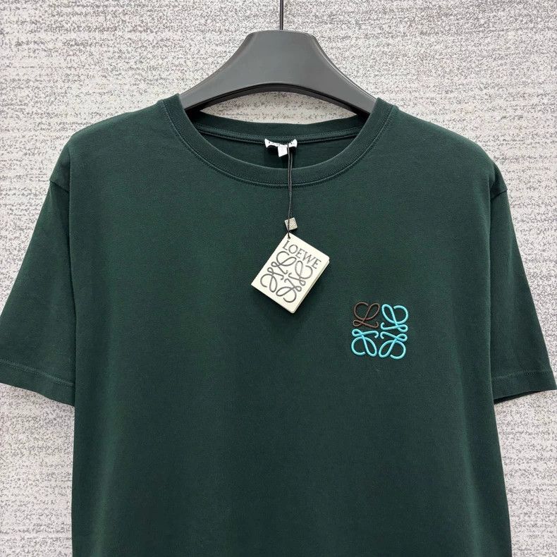 Loewe LOEWE Green and grey limited edition embroidered logo shor Size M / US 6-8 / IT 42-44 - 2 Thumbnail