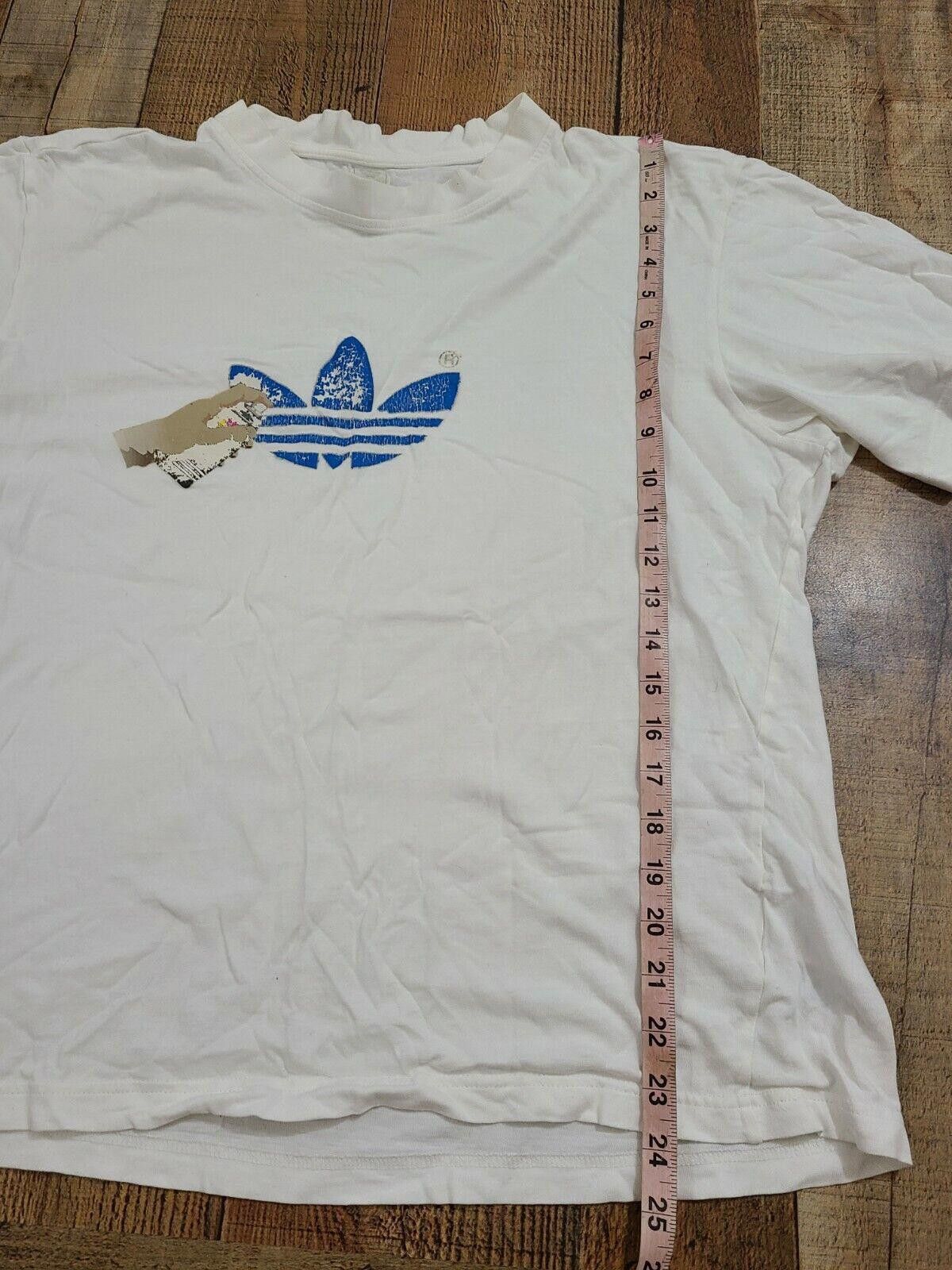 Adidas Vintage Adidas Shirt Large Silver Tag Spray Paint 90s Y2k Size US L / EU 52-54 / 3 - 6 Thumbnail