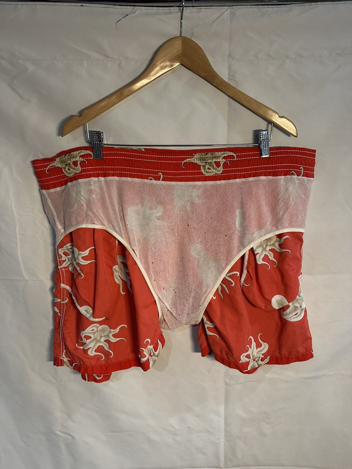 Vilebrequin VileBrequin Red Octopus SwimShorts Size US 36 / EU 52 - 4 Thumbnail