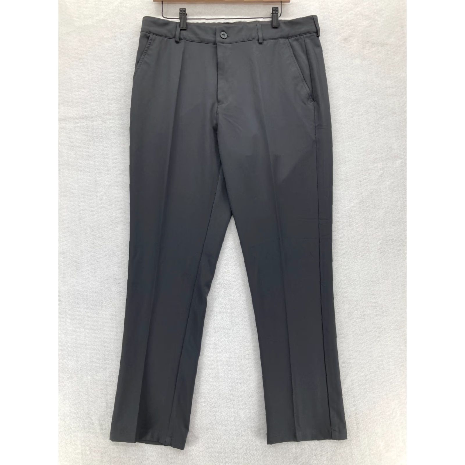 Vintage Druids Golf Pants Mens 36x30 Gray Performance Stretch Waistband Preppy Travel Pants Size US 36 / EU 52 - 2 Thumbnail