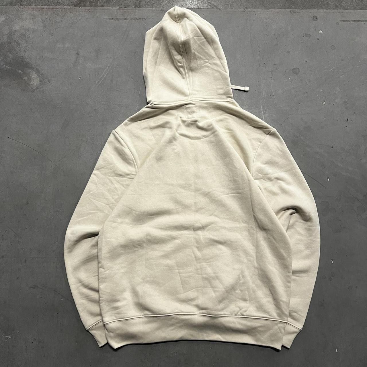 Gap Crazy Vintage Y2K/2000s Gap Center Spellout Cream Hoodie! Size US M / EU 48-50 / 2 - 3 Thumbnail