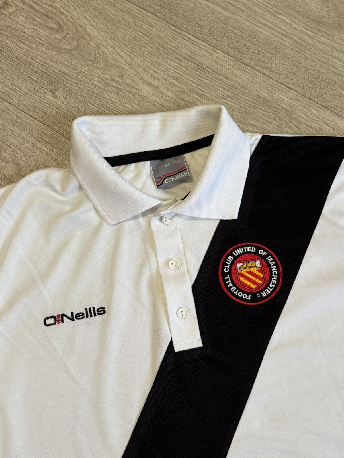 Vintage 🔷FC United of Manchester Polo Shirt🔷 Size US XL / EU 56 / 4 - 2 Thumbnail