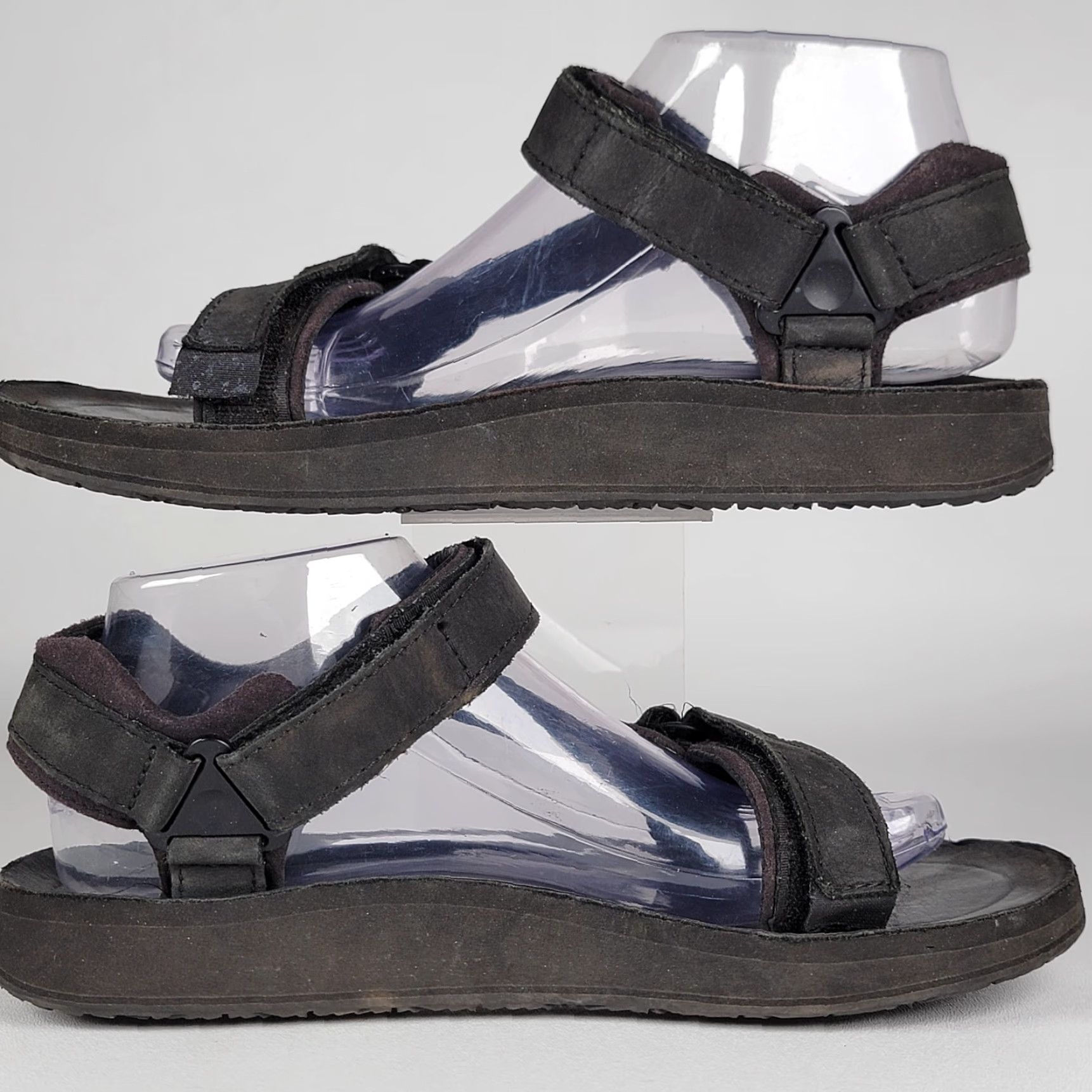 Teva TEVA Original Universal Premier Women Sport Sandals Leather Black US 9 / UK 7 Sandals Womens Leather Black Teva Original Universal Premier Sandals 9 7 Size US 7 / IT 37 - 4 Thumbnail