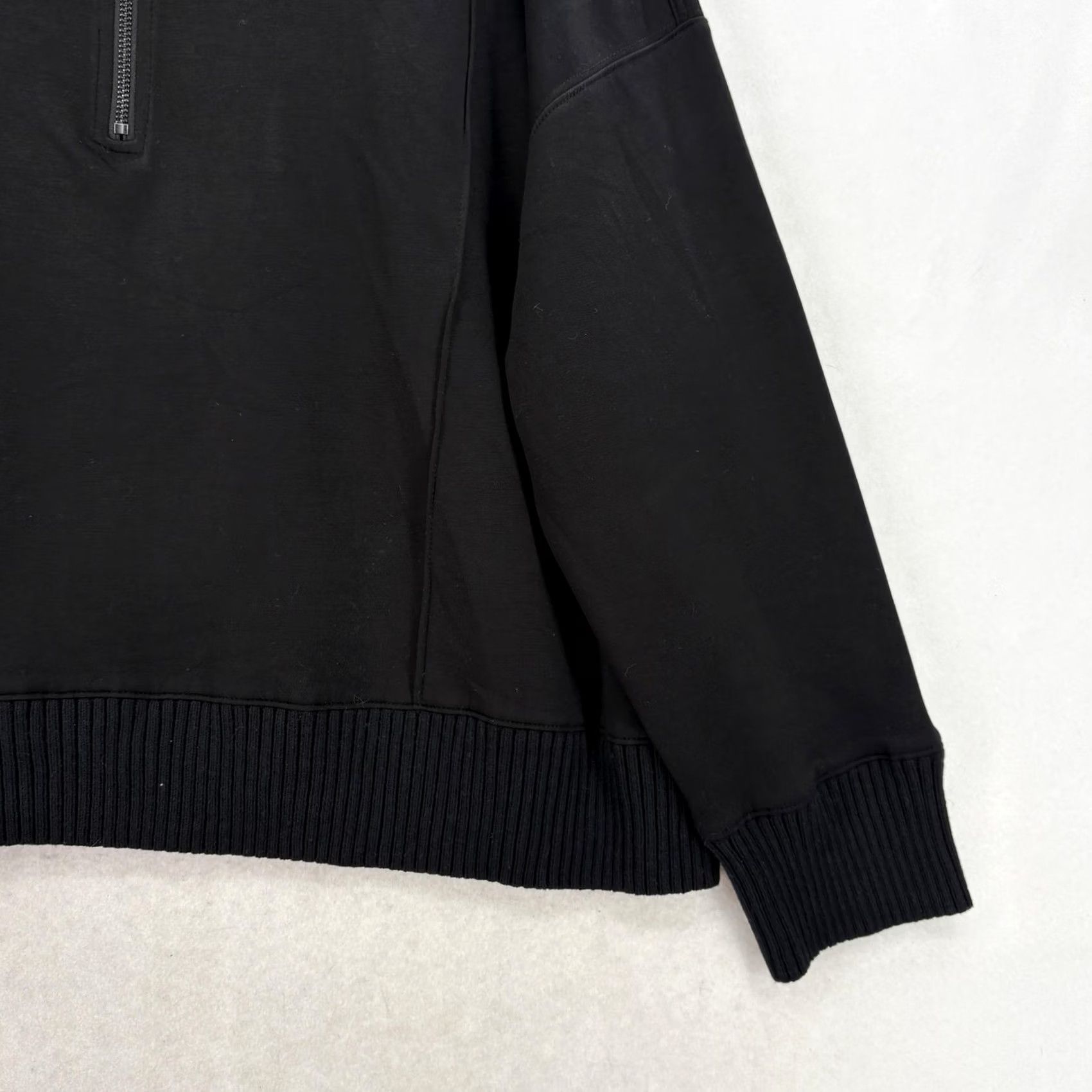 Vintage VINTAGE Simply Vera Vera Wang Sweater Womens XXL Black Collared 1/2 Zip Knit Casual Top Size XXL / US 16-18 / IT 52-54 - 3 Thumbnail