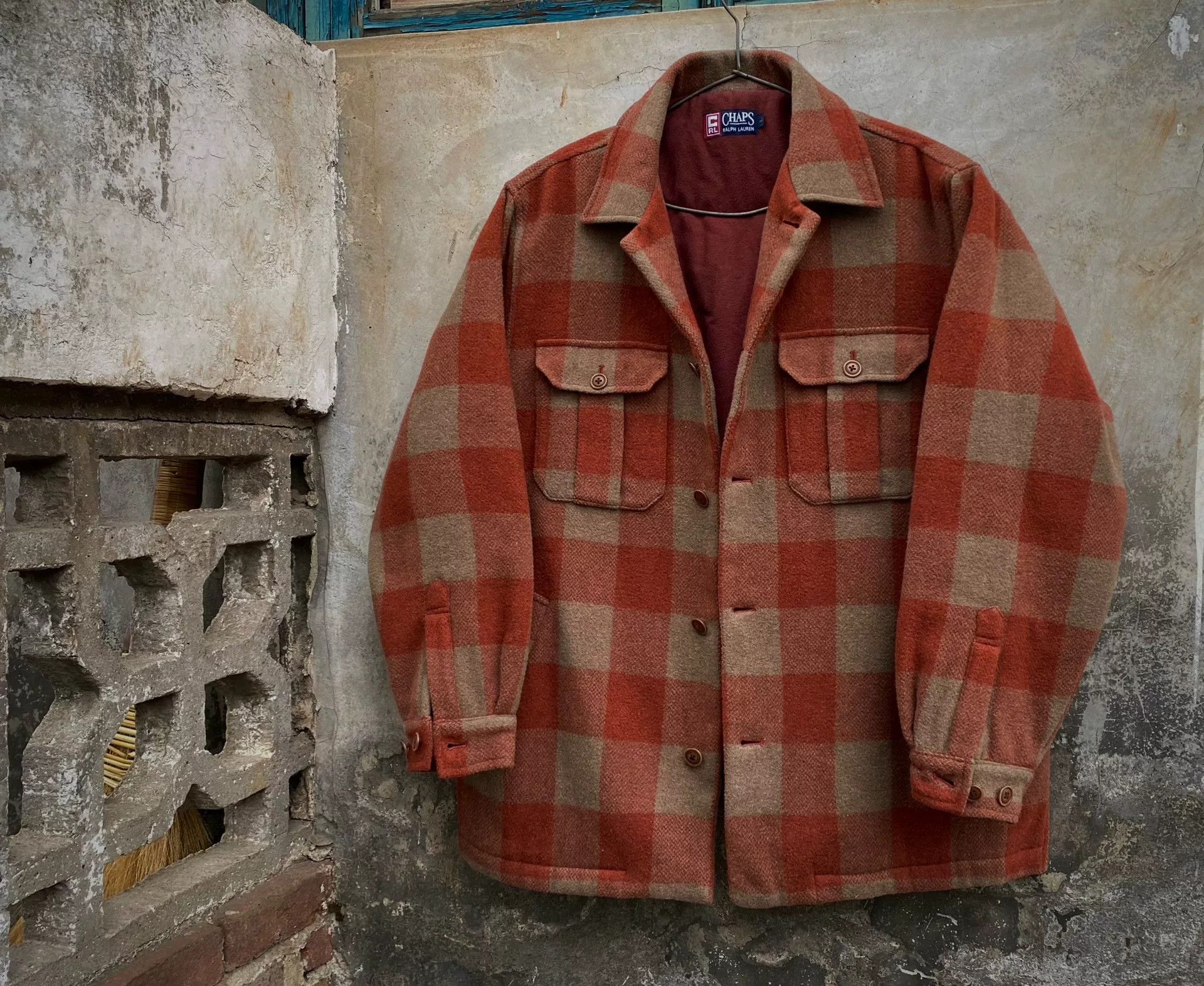 1980-90s Polo Ralph Lauren Chaps Wool Coat