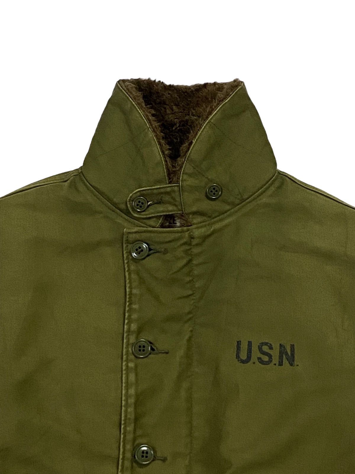 Vintage Vintage Houston U.S.N Navy N-1 Deck Jacket Size US L / EU 52-54 / 3 - 12 Thumbnail