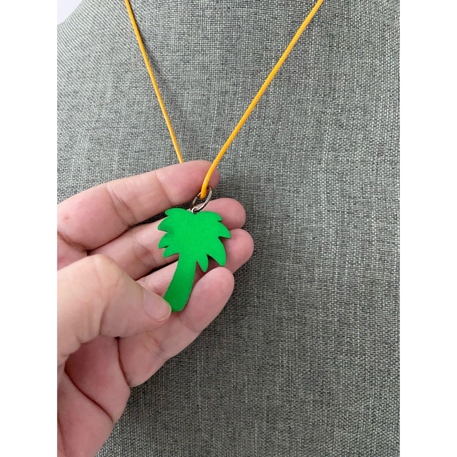 Handmade palm tree necklace Size ONE SIZE - 3 Thumbnail