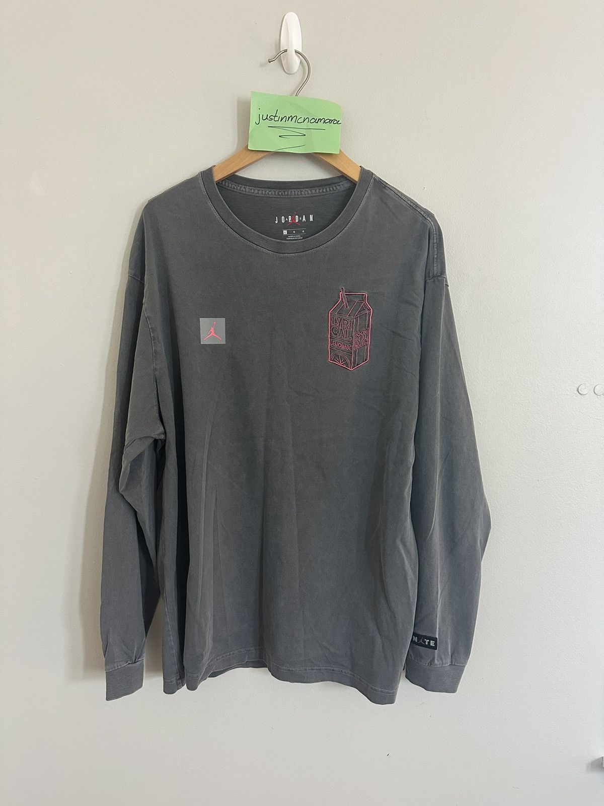 Jordan Brand × Lyrical Lemonade × Nike Jordan Brand x Lyrical Lemonade Long Sleeve Size US L / EU 52-54 / 3 - 1 Thumbnail