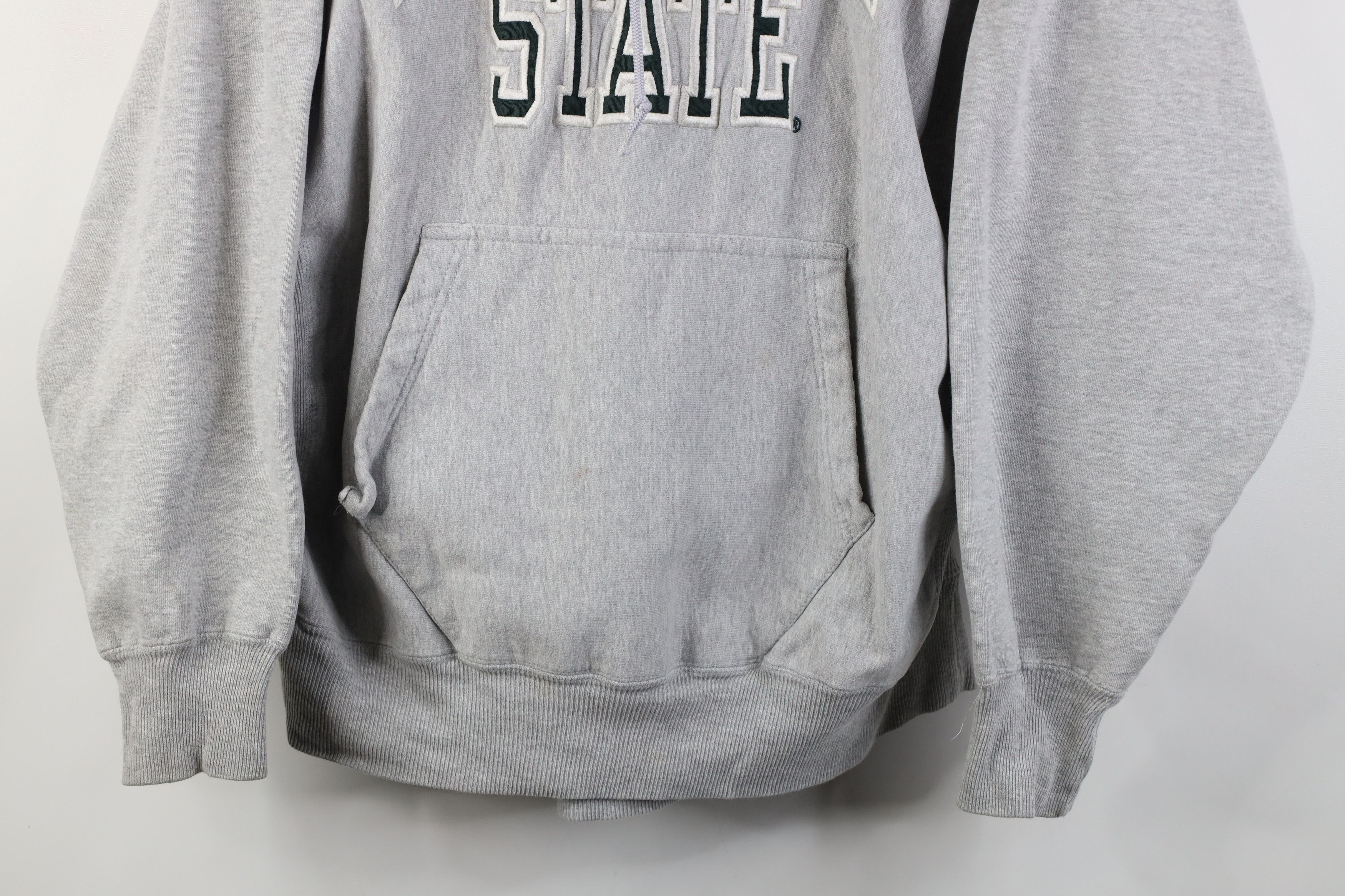 Vintage Vintage 90s Heavy Michigan State University Sweatshirt Size US L / EU 52-54 / 3 - 3 Thumbnail