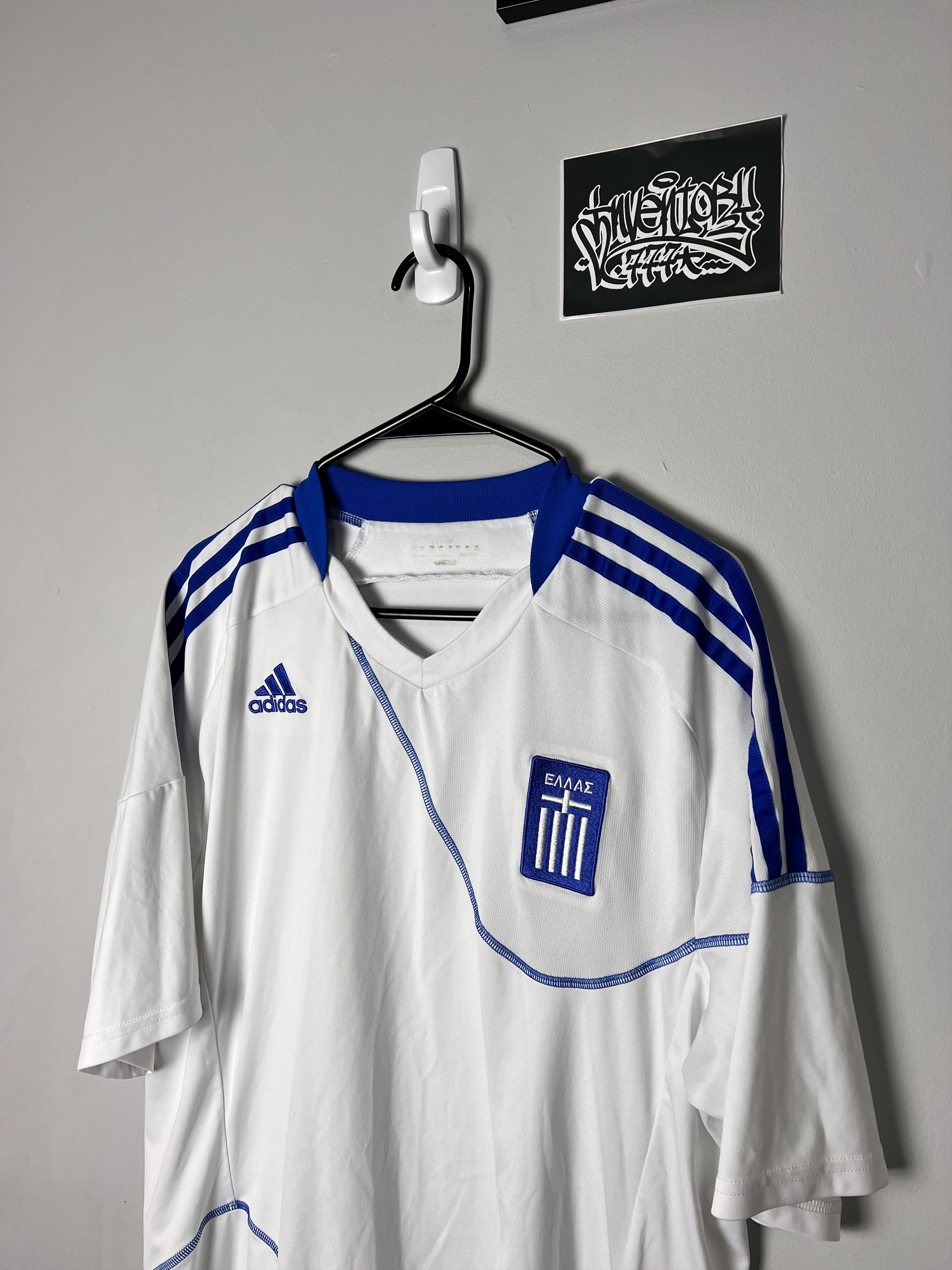 Adidas Adidas Greece 2010 Jersey Kit Size US XL / EU 56 / 4 - 3 Thumbnail