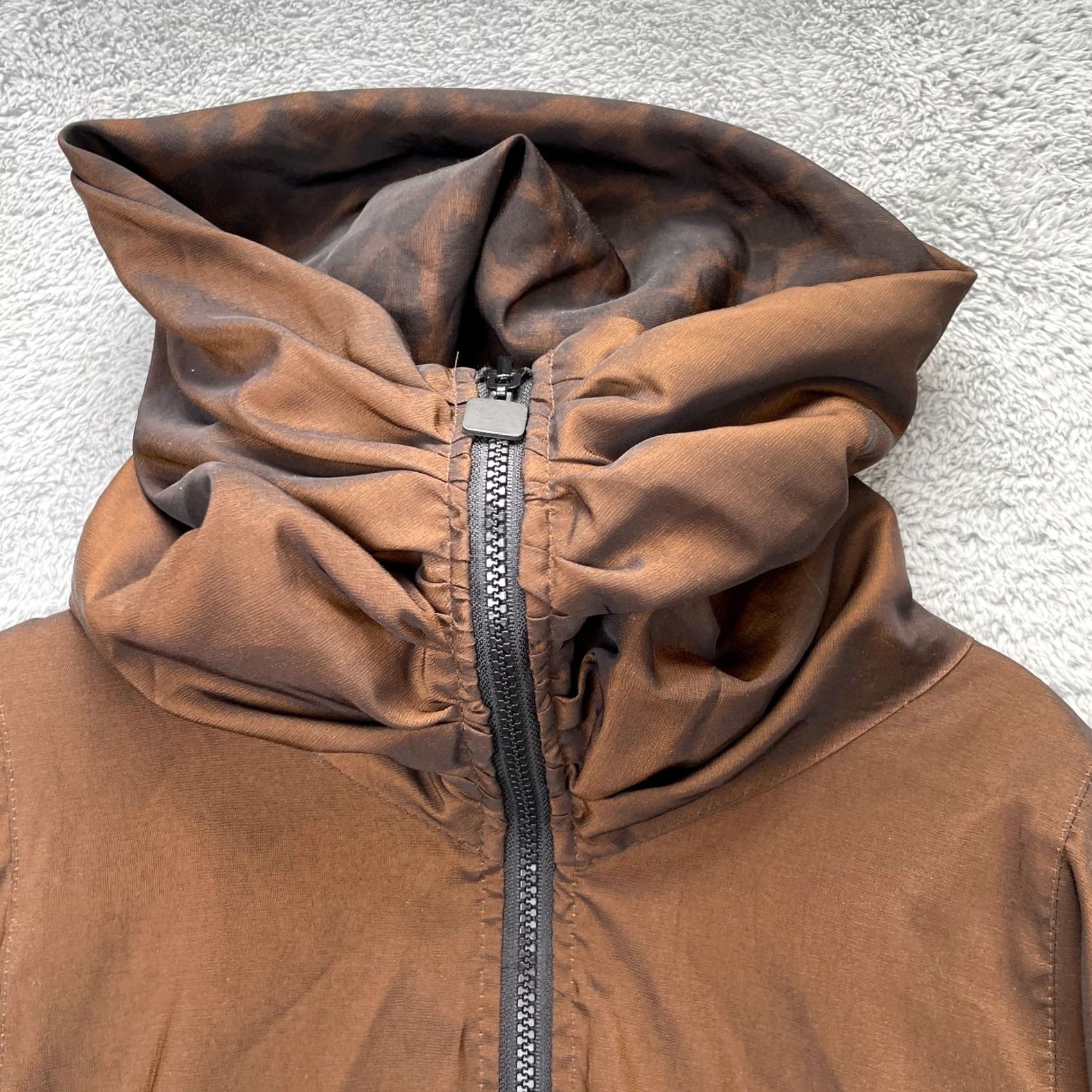 Rains Mycra Pac Jacket Womens 0 Petite Brown Rain Coat Leopard Reversible Full Zip Hooded Pockets Lightweight Waterproof Outdoor City Rain Coat Shoes? Size XS / US 0-2 / IT 36-38 - 6 Thumbnail