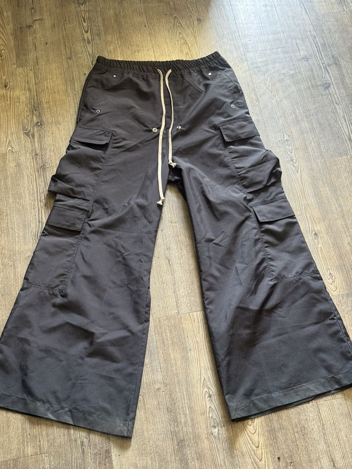 MNML × Rick Owens Rave Double Cargo Pants (Rick cargo belt
