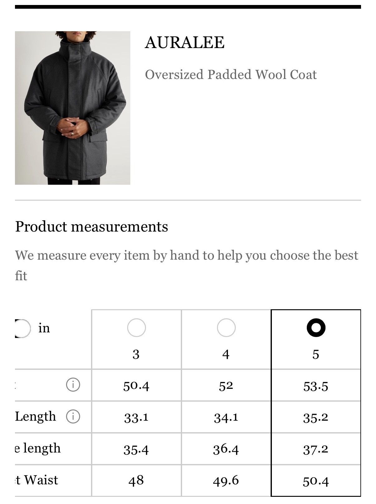 Auralee AURALEE OVERSIZE PADDED WOOL COAT Size US XL / EU 56 / 4 - 2 Thumbnail