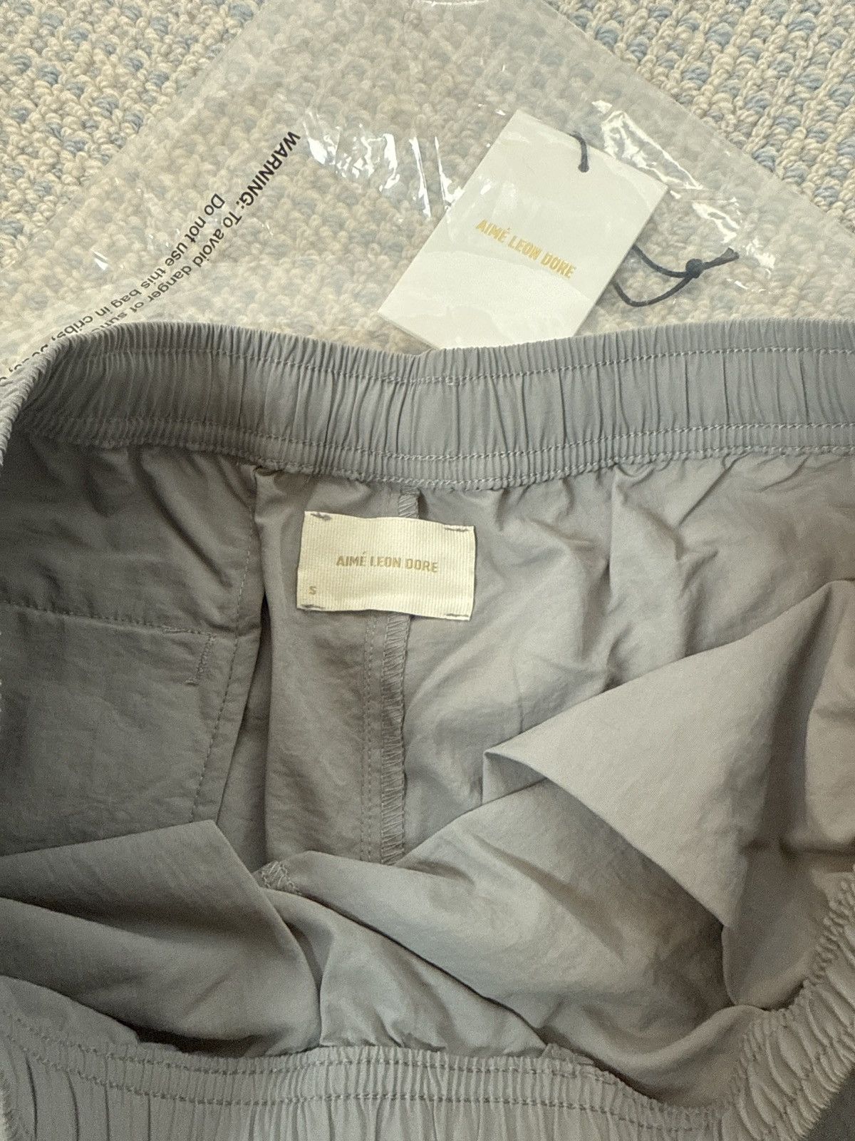 Aime Leon Dore Aimie Leon Dore Light Grey Luxury Core Shorts Size US 30 / EU 46 - 6 Thumbnail