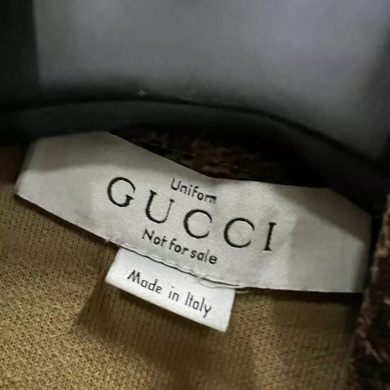 Gucci Gucci Striped double G full-print school uniform jacket Size US L / EU 52-54 / 3 - 3 Thumbnail