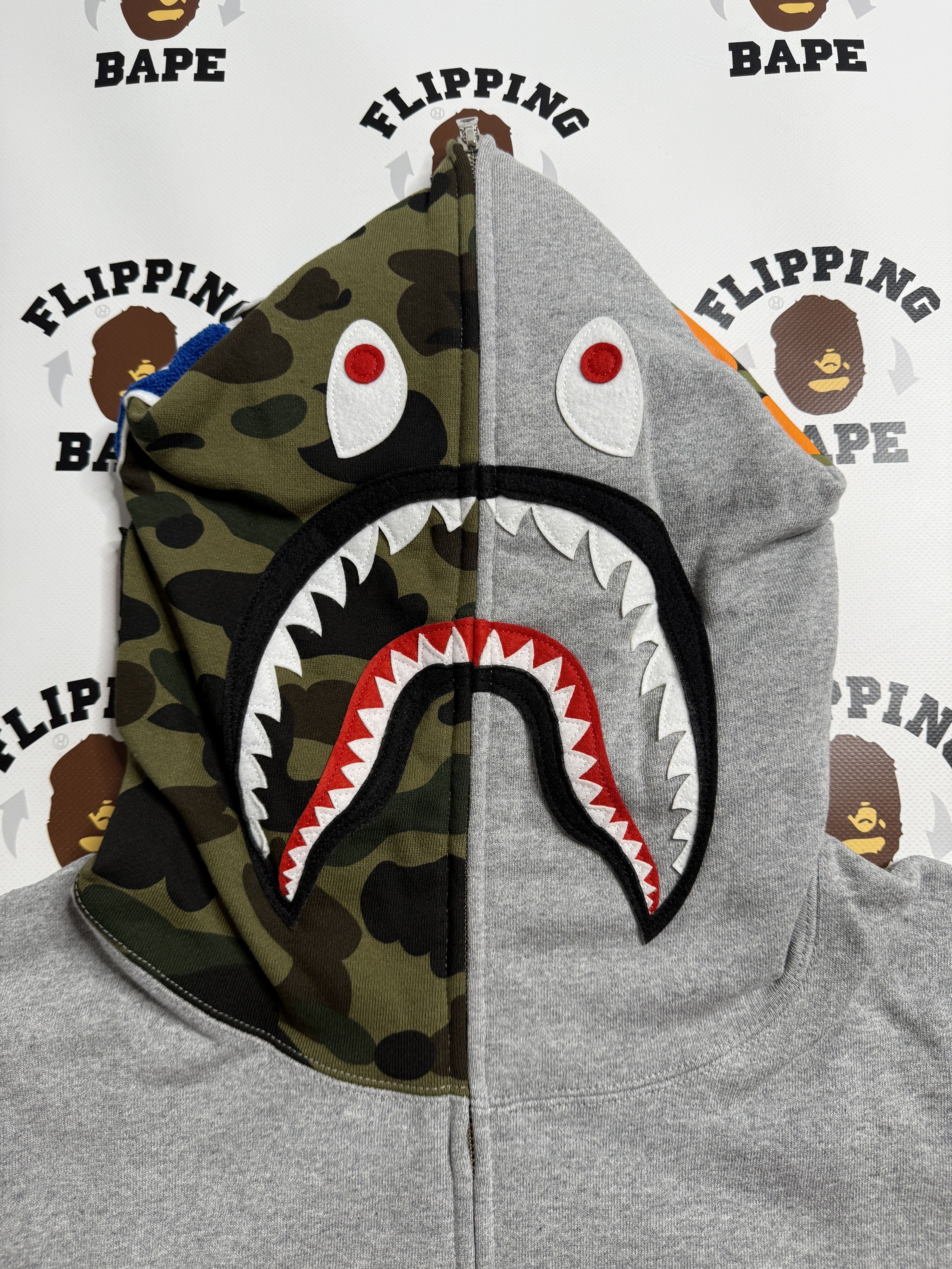 Bape BAPE SHARK FULL ZIP HOODIE SS23 Size US XXL / EU 58 / 5 - 2 Thumbnail