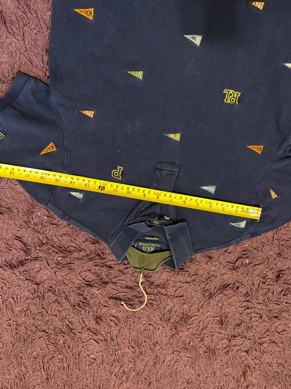 Polo Ralph Lauren Vintage 90s Polo Ralph Lauren Polo Shirt monogramm Size US S / EU 44-46 / 1 - 13 Thumbnail