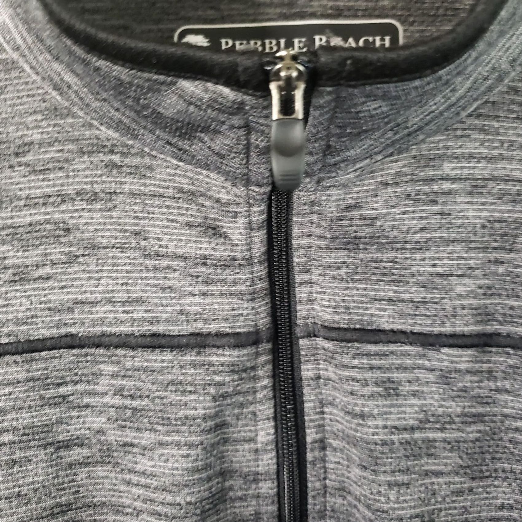 Vintage Pebble Beach Golf Pullover Men XL Gray DRY-LUXE Performance 1/4 Zip Jacket Size US XL / EU 56 / 4 - 6 Thumbnail