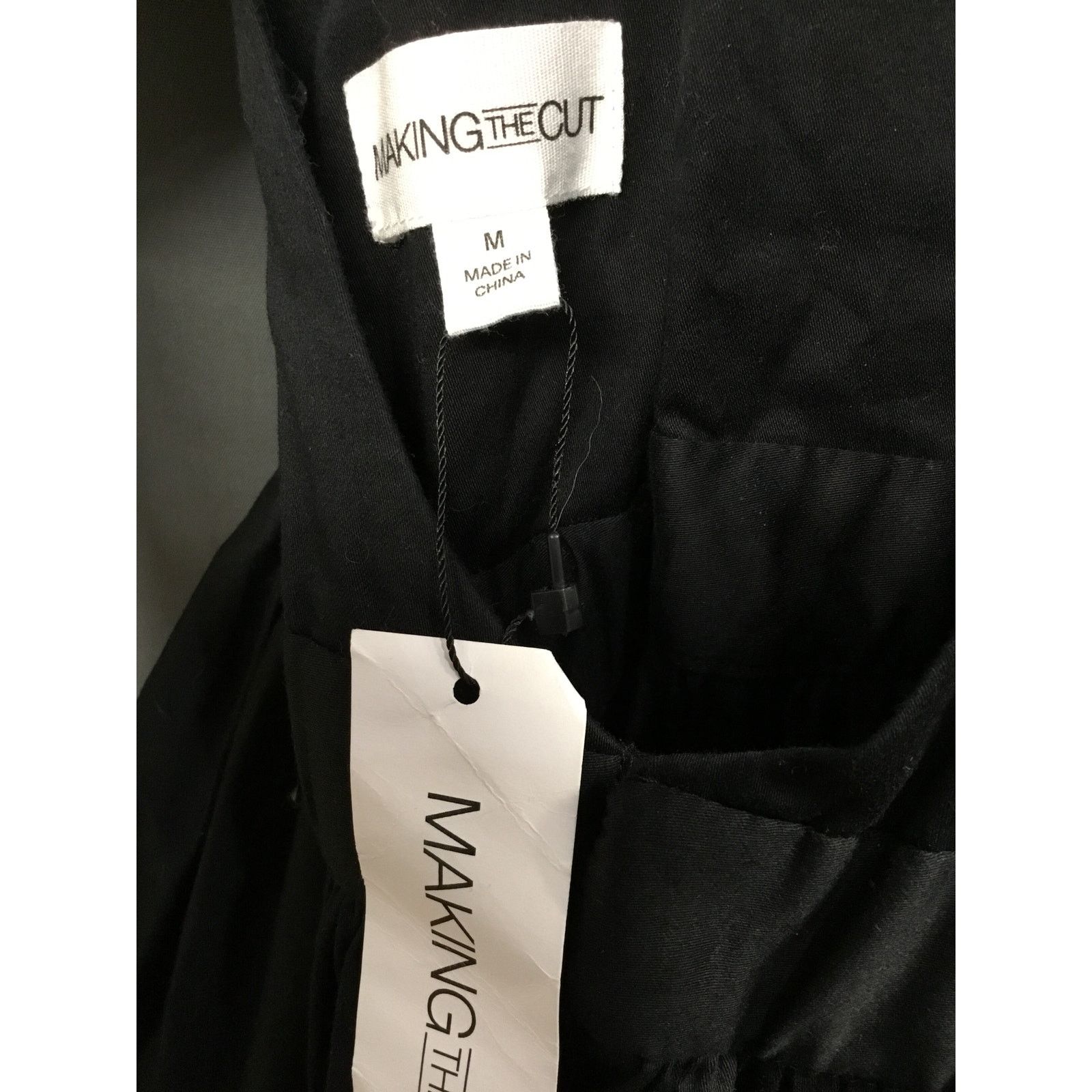 The Unbranded Brand Making The Cut Sienna's Dress Women's Medium Black Ruffle Size M / US 6-8 / IT 42-44 - 5 Thumbnail